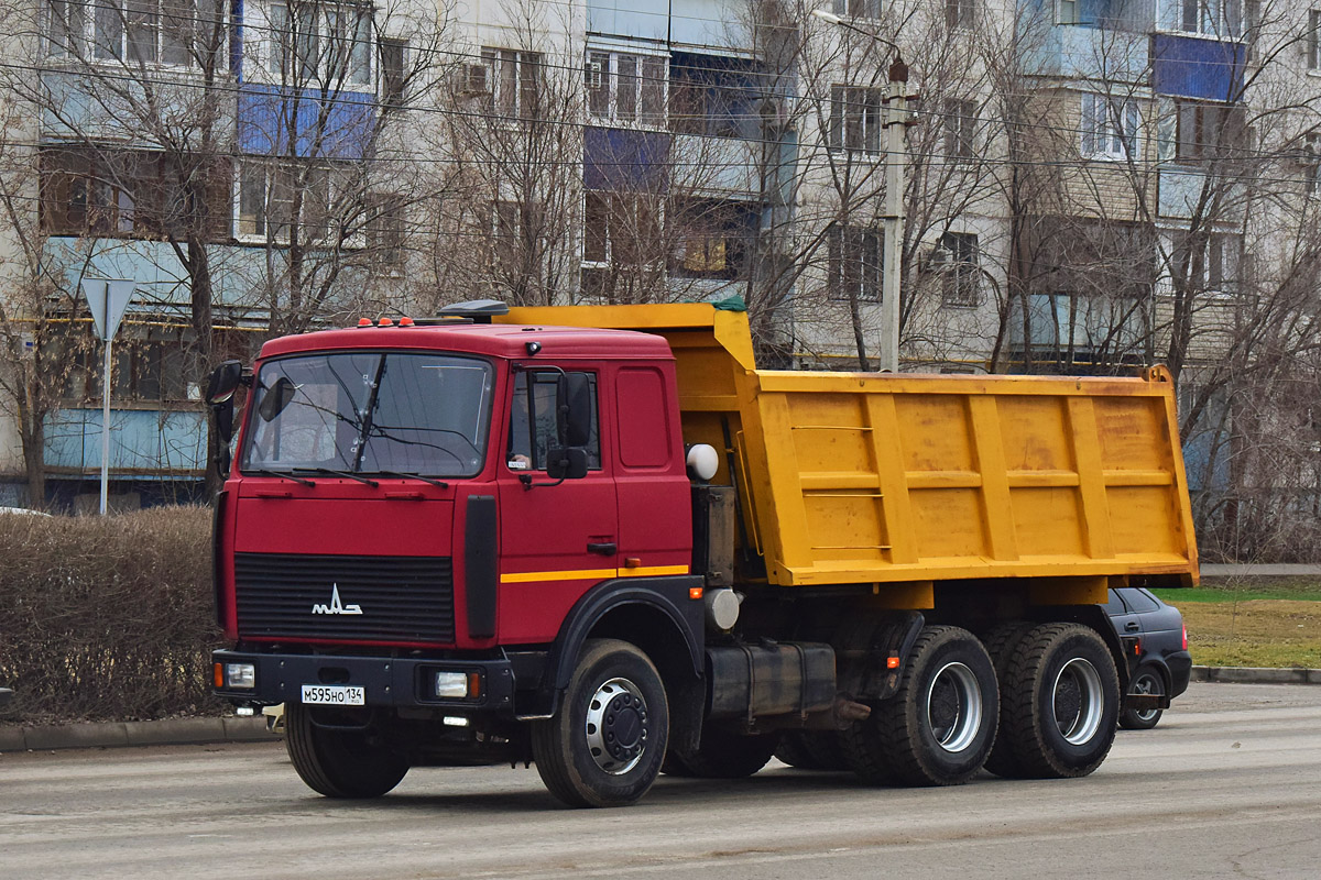 Волгоградская область, № М 595 НО 134 — МАЗ-5516X5