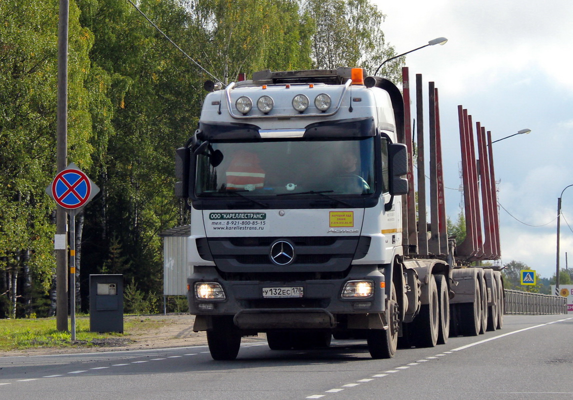 Карелия, № У 132 ЕС 178 — Mercedes-Benz Actros '09 3346 [Z9M]