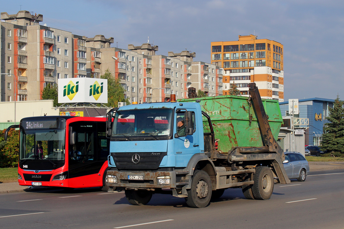 Литва, № DZK 259 — Mercedes-Benz Axor (общ.м)