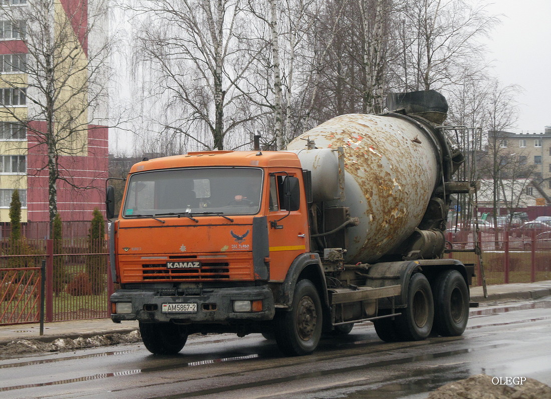 Витебская область, № АМ 5867-2 — КамАЗ-65115 (общая модель)