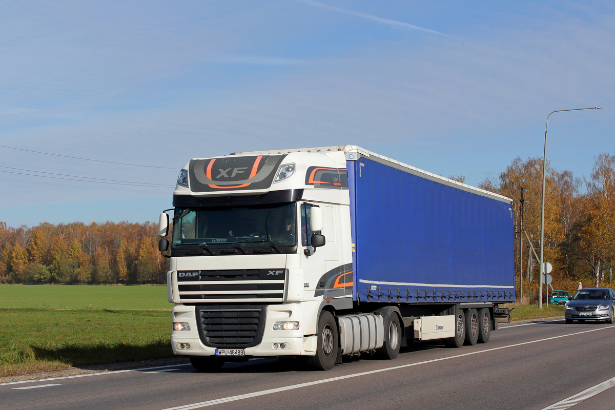 Польша, № WPU 48488 — DAF XF105 FT