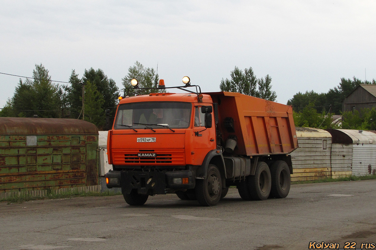 Алтайский край, № О 592 НР 18 — КамАЗ-65115 [651150]