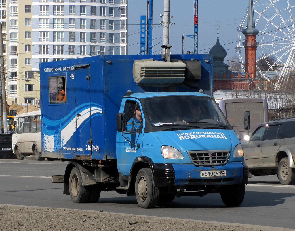 Нижегородская область, № Е 510 ЕУ 152 — ГАЗ-33106 "Валдай"