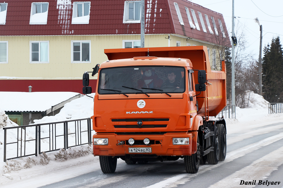 Ненецкий автономный округ, № А 124 ВС 83 — КамАЗ-65115-L4