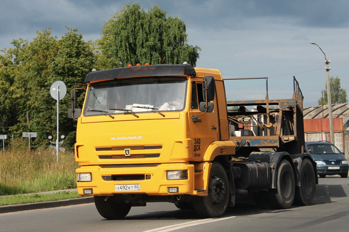 Псковская область, № Н 492 КТ 60 — КамАЗ-65116-A4