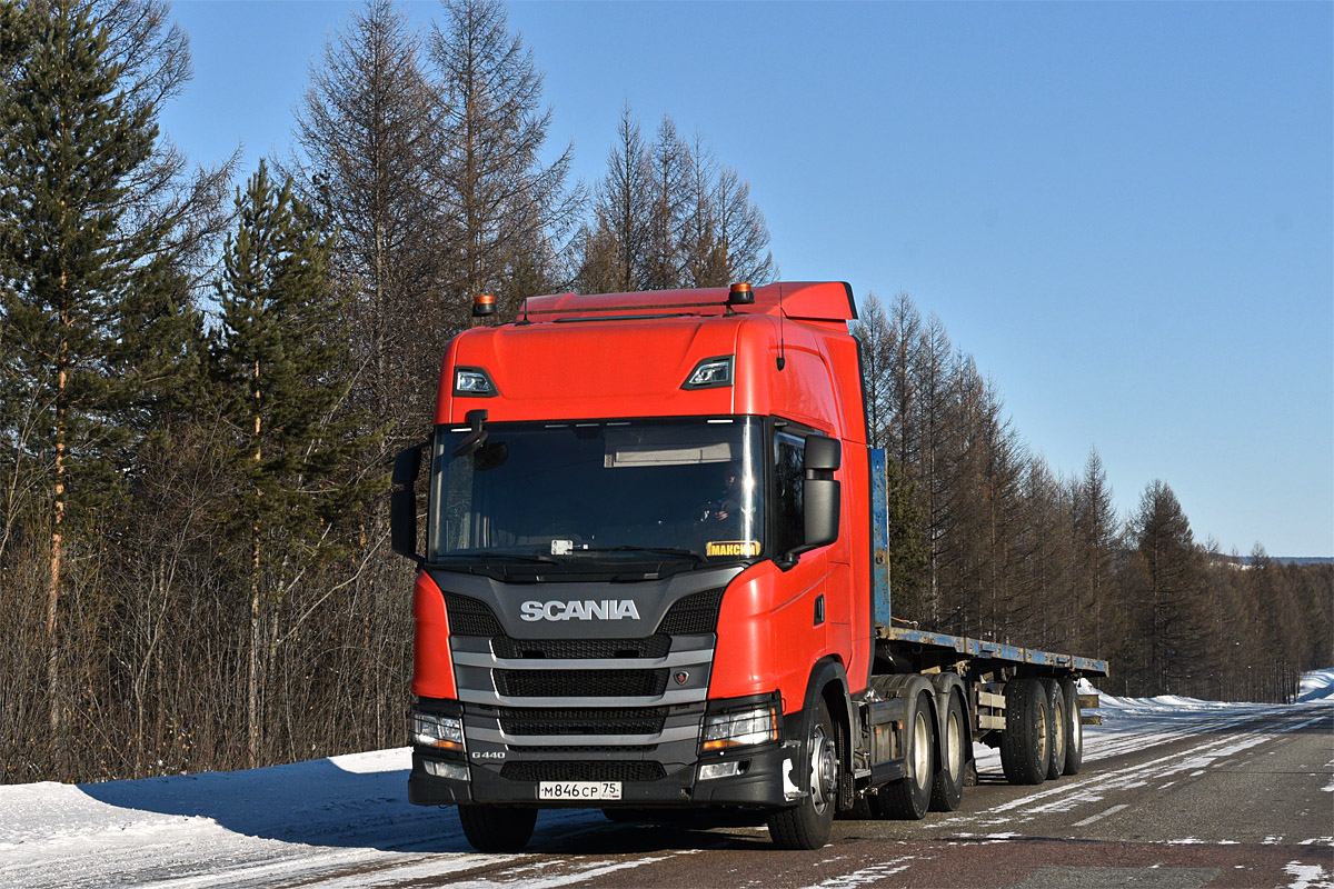 Забайкальский край, № М 846 СР 75 — Scania ('2016) G440