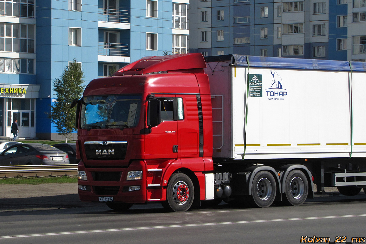 Алтайский край, № Х 391 ХВ 22 — MAN TGX ('2007) 28.440