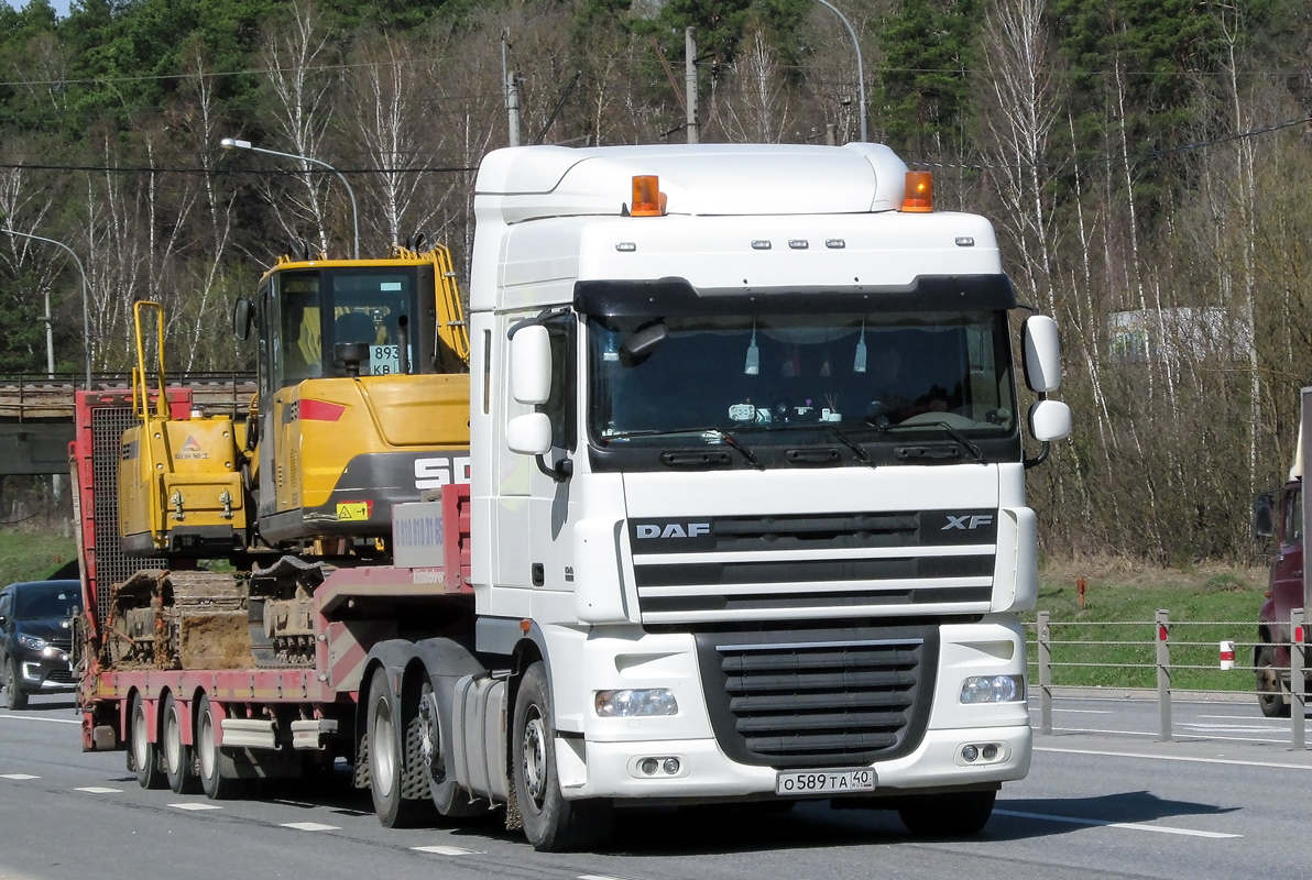 Калужская область, № О 589 ТА 40 — DAF XF105 FTG