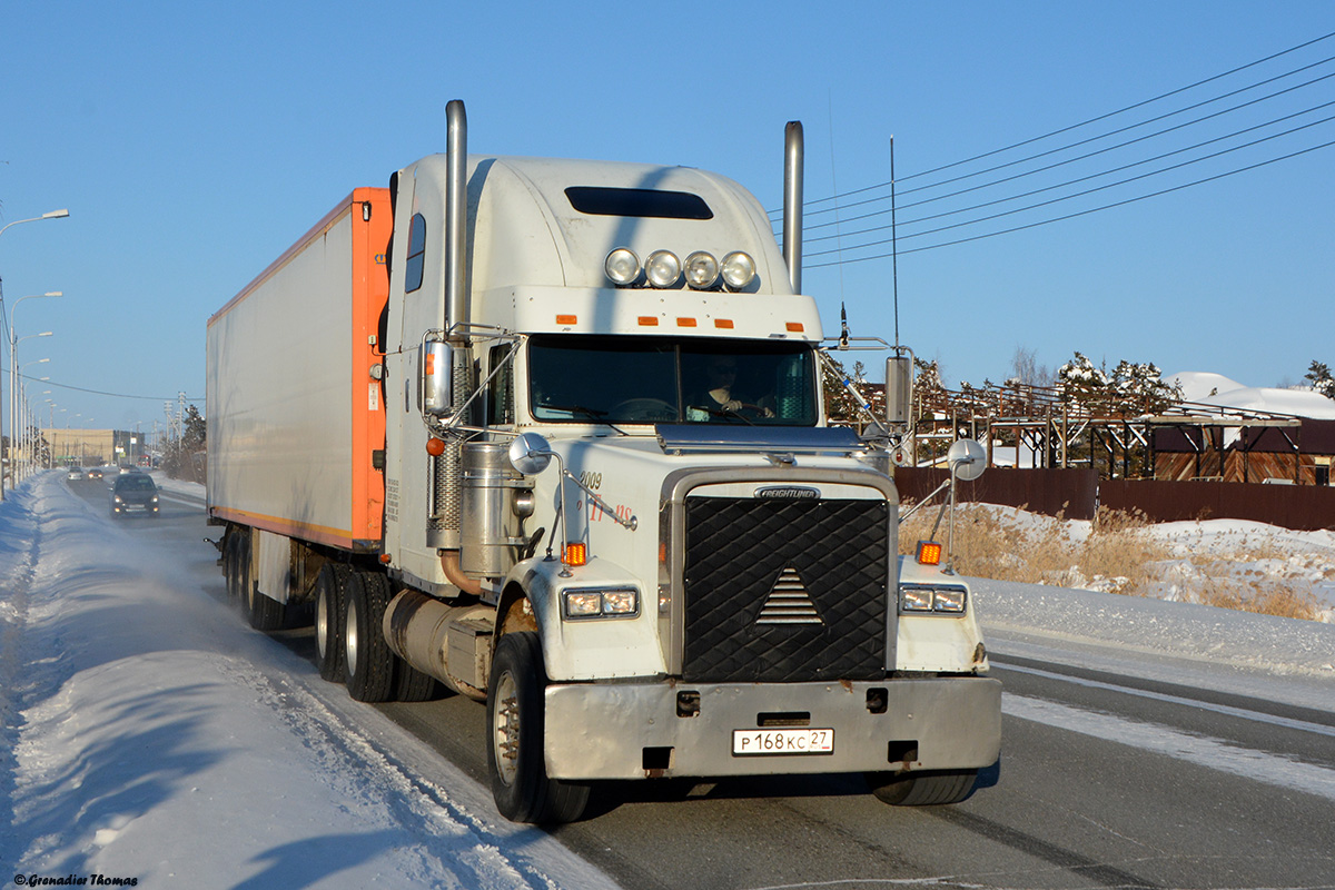 Хабаровский край, № Р 168 КС 27 — Freightliner FLD 120 Classic