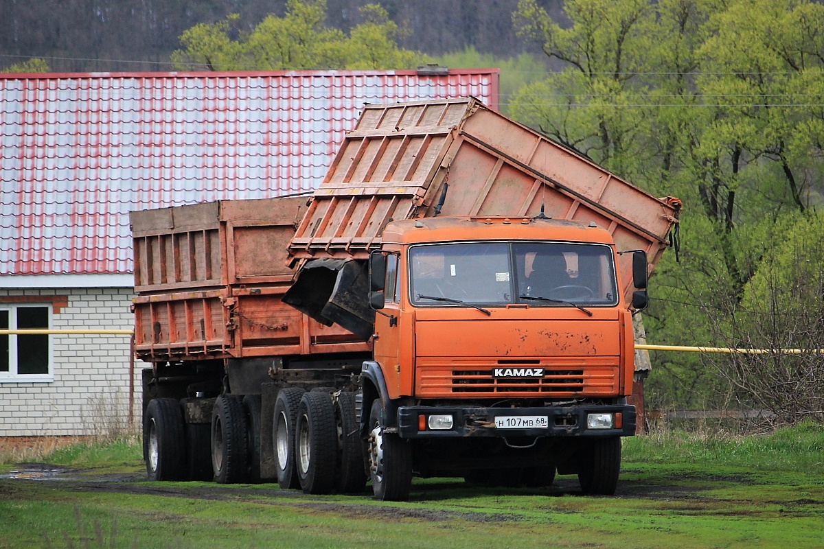 Тамбовская область, № Н 107 МВ 68 — КамАЗ-53215-13 [53215N]