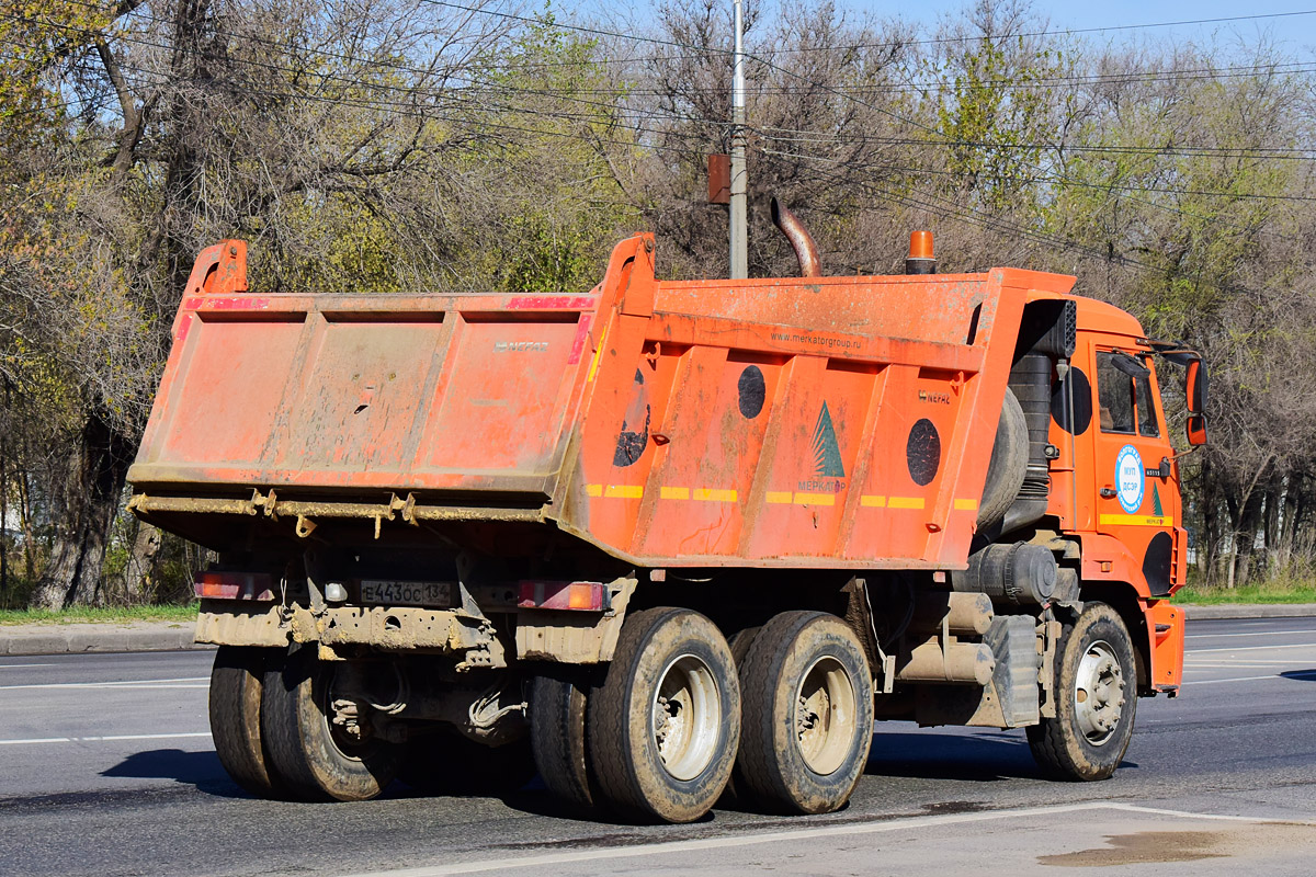 Волгоградская область, № Е 443 ОС 134 — КамАЗ-65115-L4