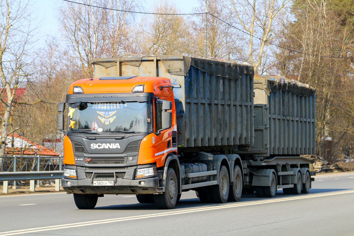 Санкт-Петербург, № К 582 СК 198 — Scania ('2016) P410