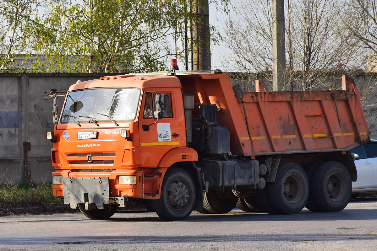 Волгоградская область, № В 313 ВУ 134 — КамАЗ-65115-L4