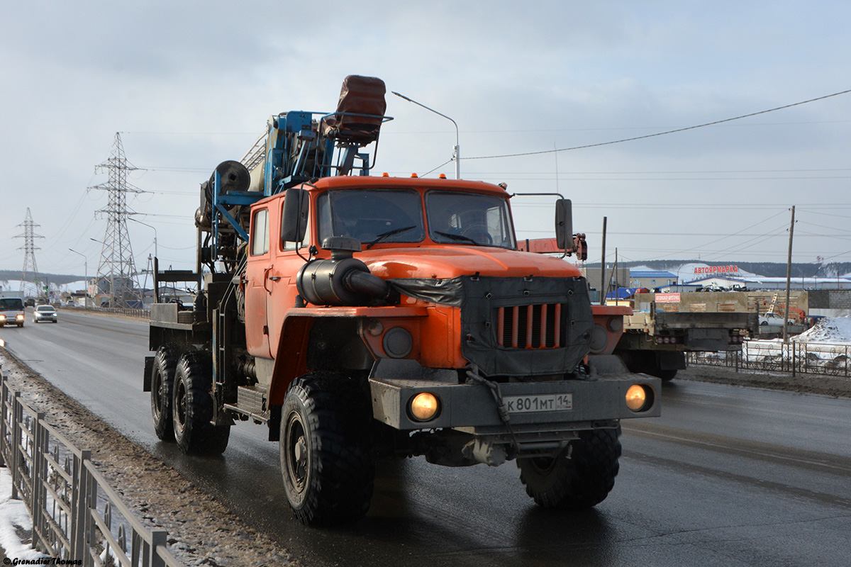 Саха (Якутия), № К 801 МТ 14 — Урал-4320-40