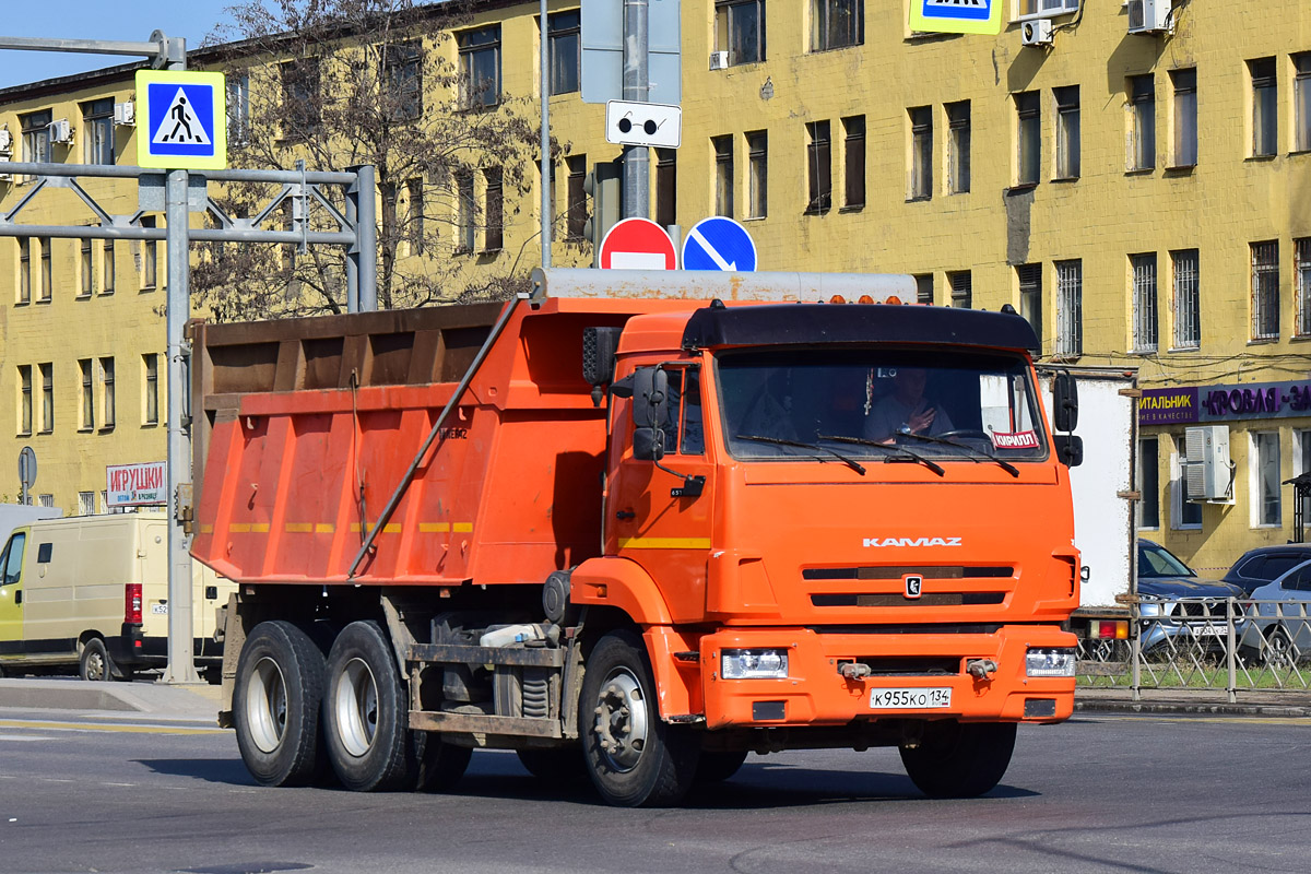 Волгоградская область, № К 955 КО 134 — КамАЗ-65115-50