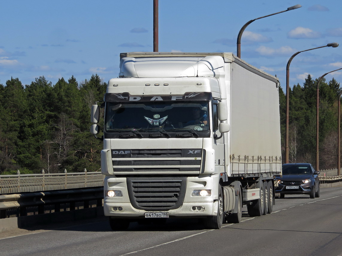 Санкт-Петербург, № В 417 ВО 198 — DAF XF105 FT