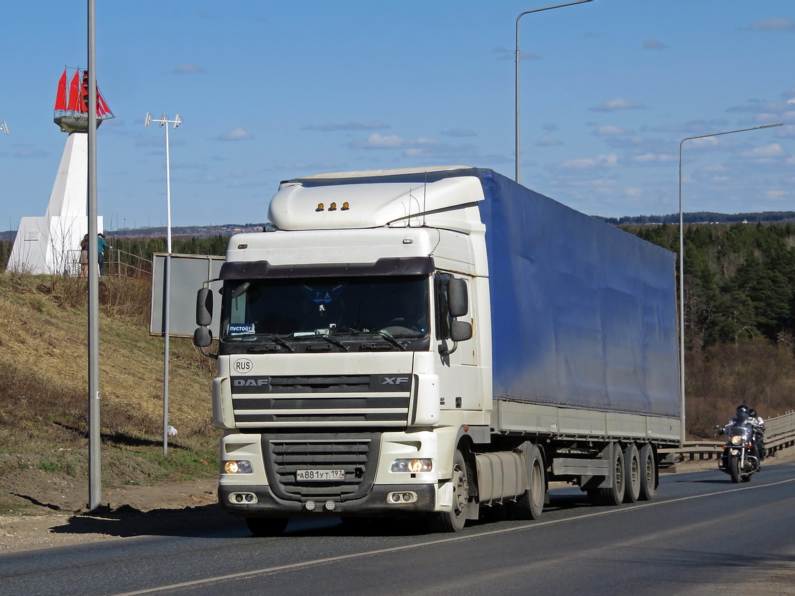 Москва, № А 881 УТ 197 — DAF XF105 FT