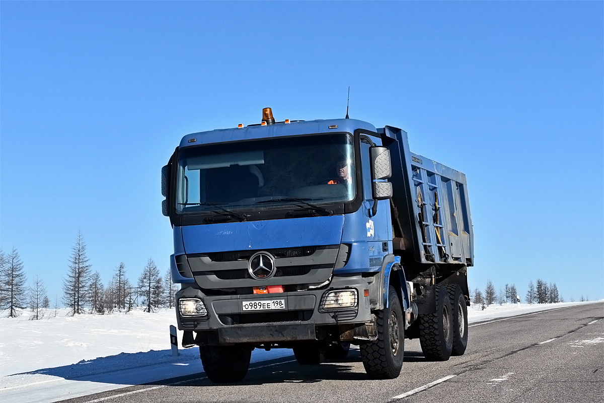 Санкт-Петербург, № О 989 ЕЕ 198 — Mercedes-Benz Actros '09 3341 [Z9M]