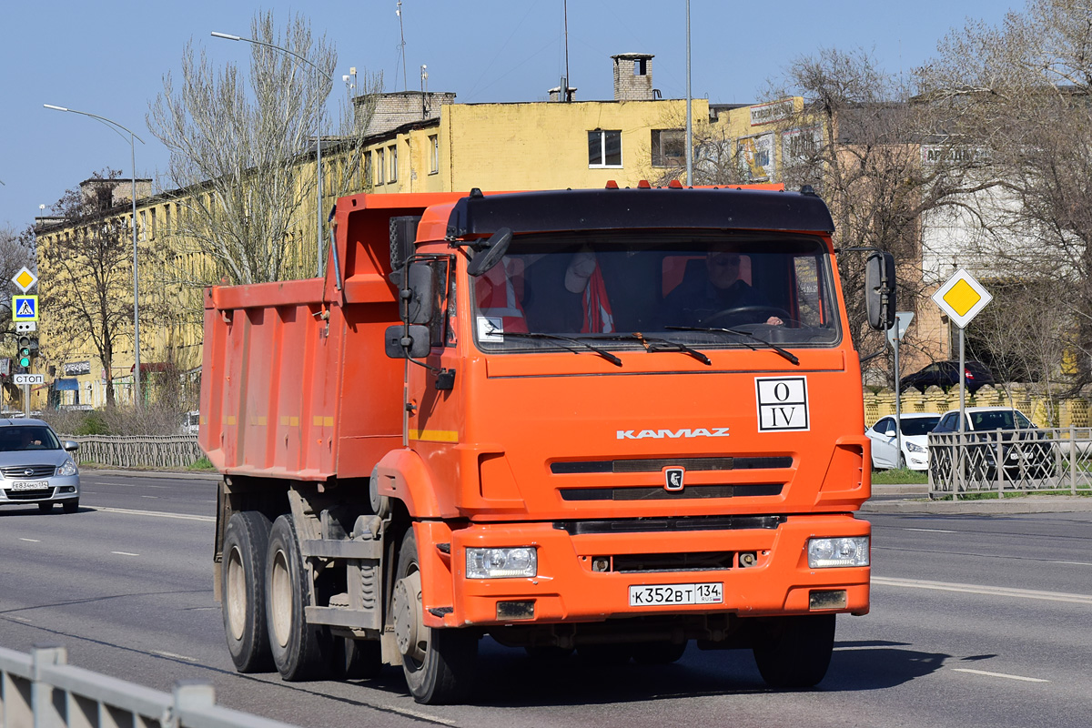 Волгоградская область, № К 352 ВТ 134 — КамАЗ-65115-50