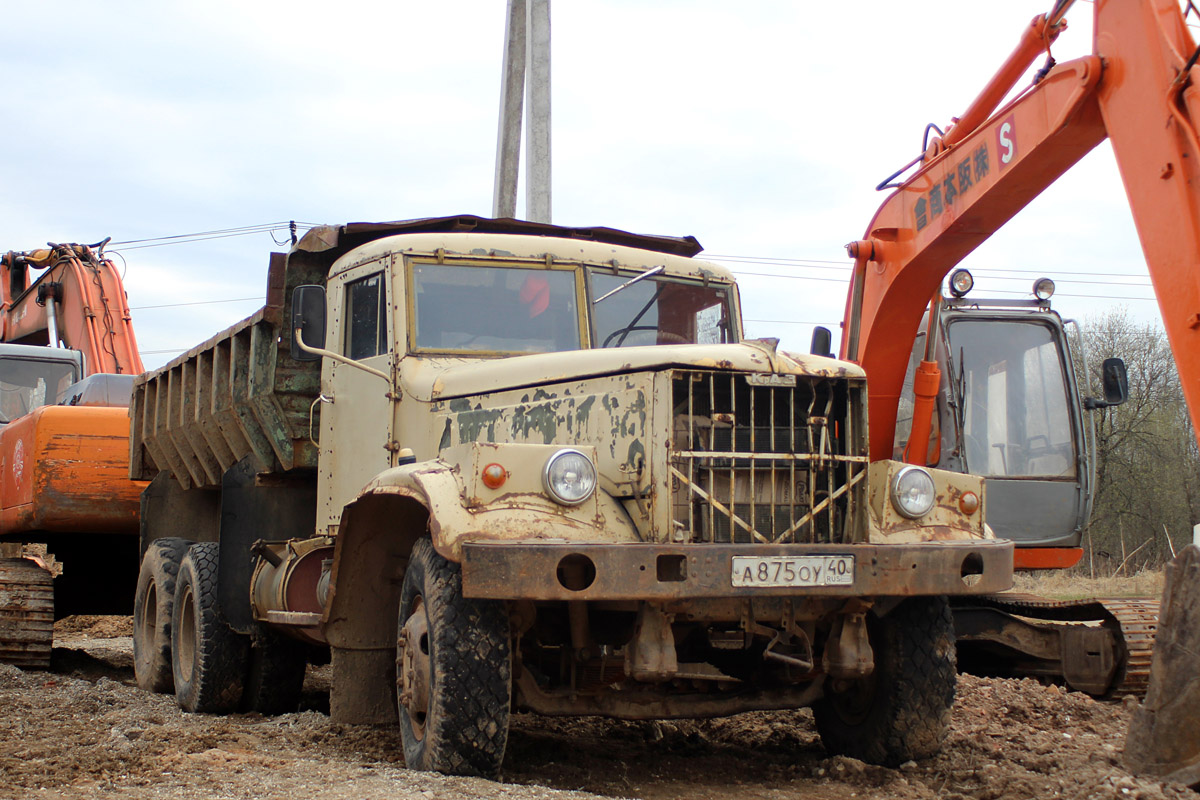 Калужская область, № А 875 ОУ 40 — КрАЗ-256Б1