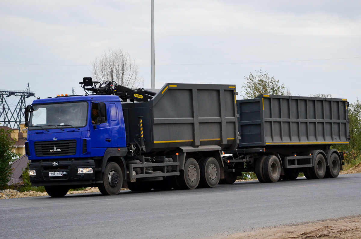 Волгоградская область, № Е 605 ТА 134 — МАЗ-6312C9