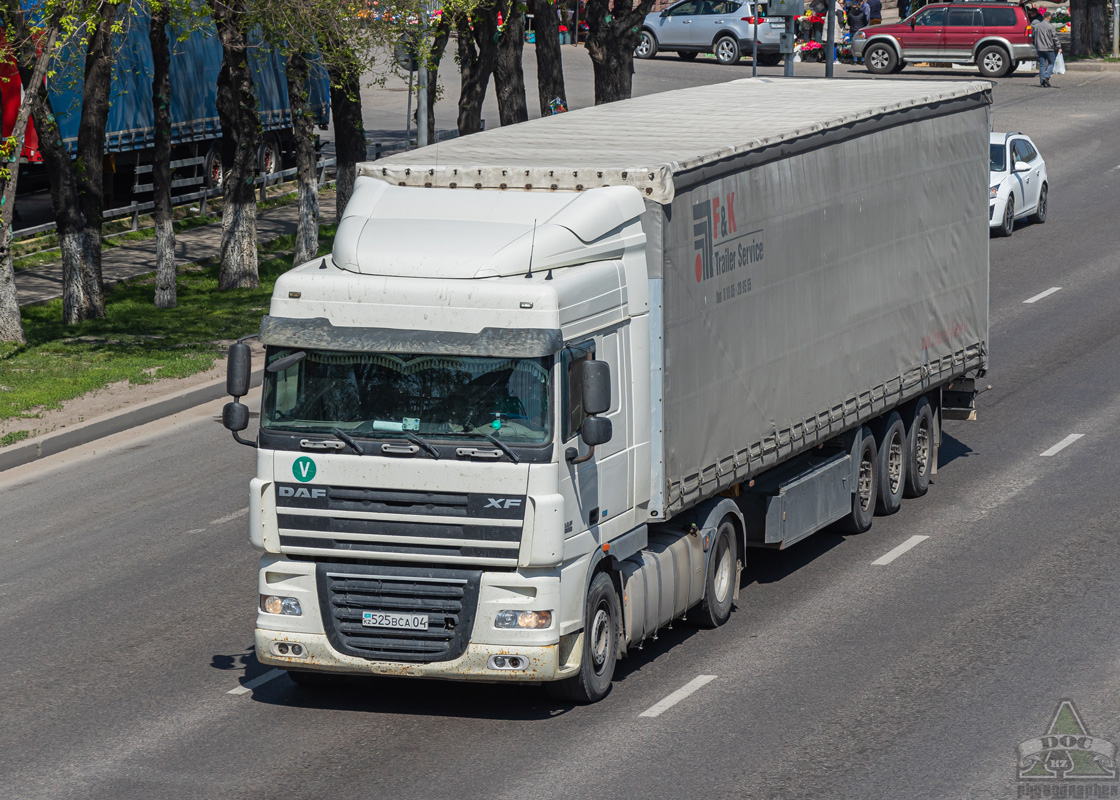 Актюбинская область, № 525 BCA 04 — DAF XF105 FT