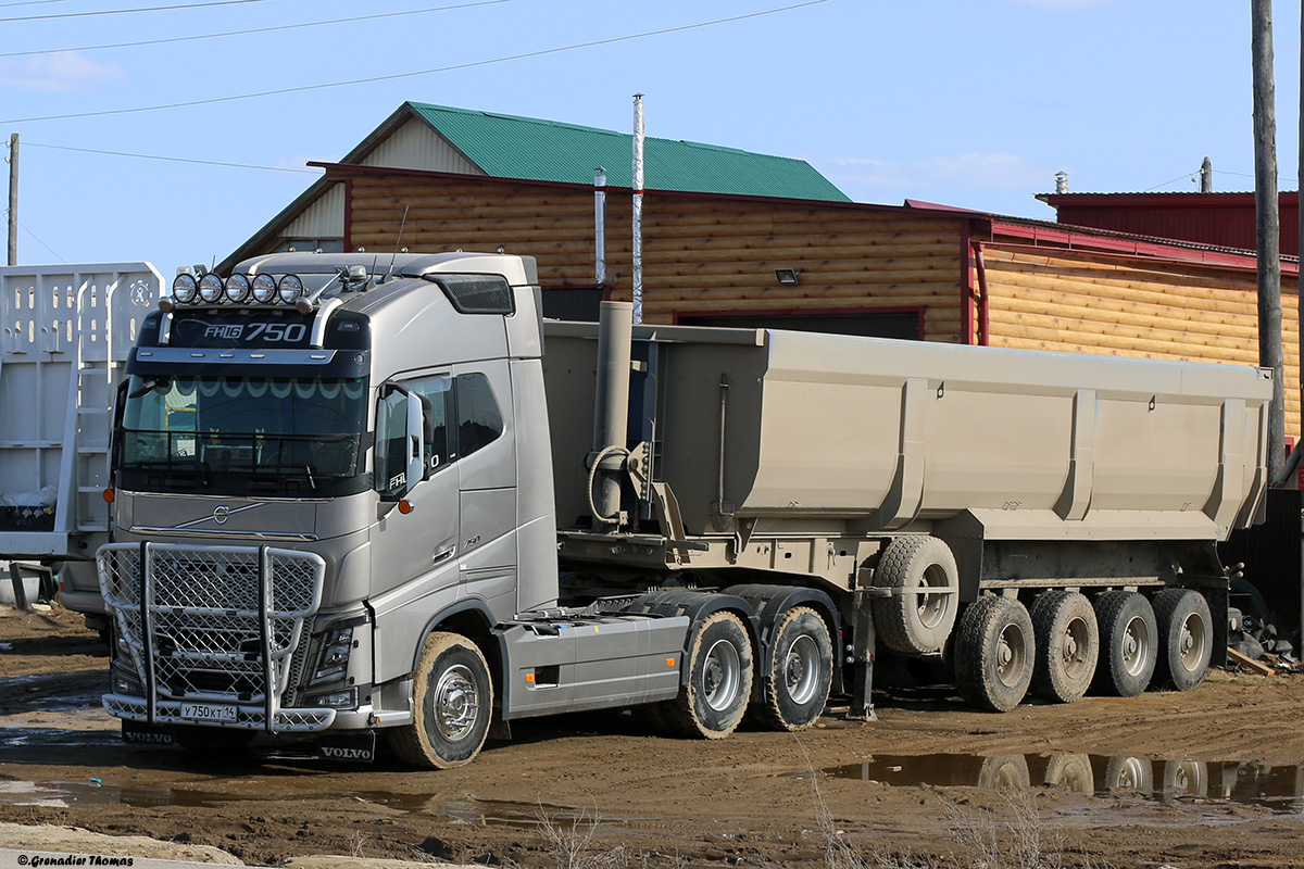 Саха (Якутия), № У 750 КТ 14 — Volvo ('2012) FH16.750