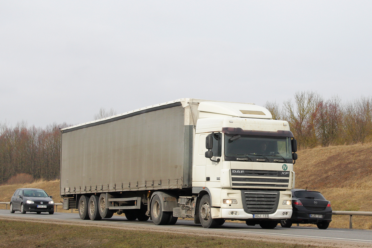 Литва, № HGJ 133 — DAF XF105 FT