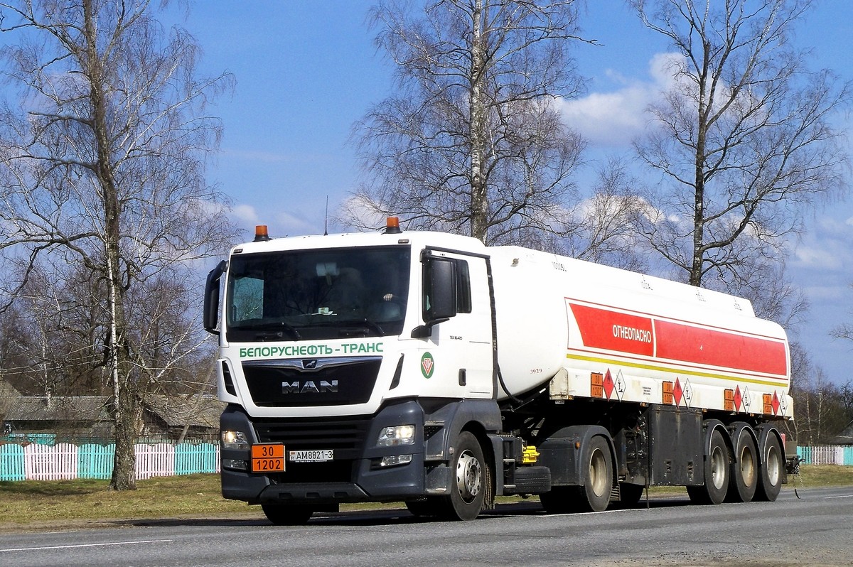 Гомельская область, № АМ 8821-3 — MAN TGX ('2016) 18.420