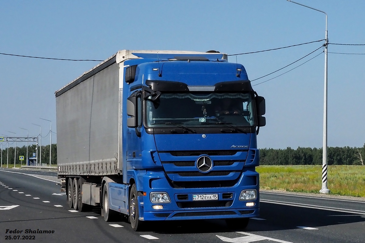 Северо-Казахстанская область, № 712 EVA 15 — Mercedes-Benz Actros ('2009) 1844