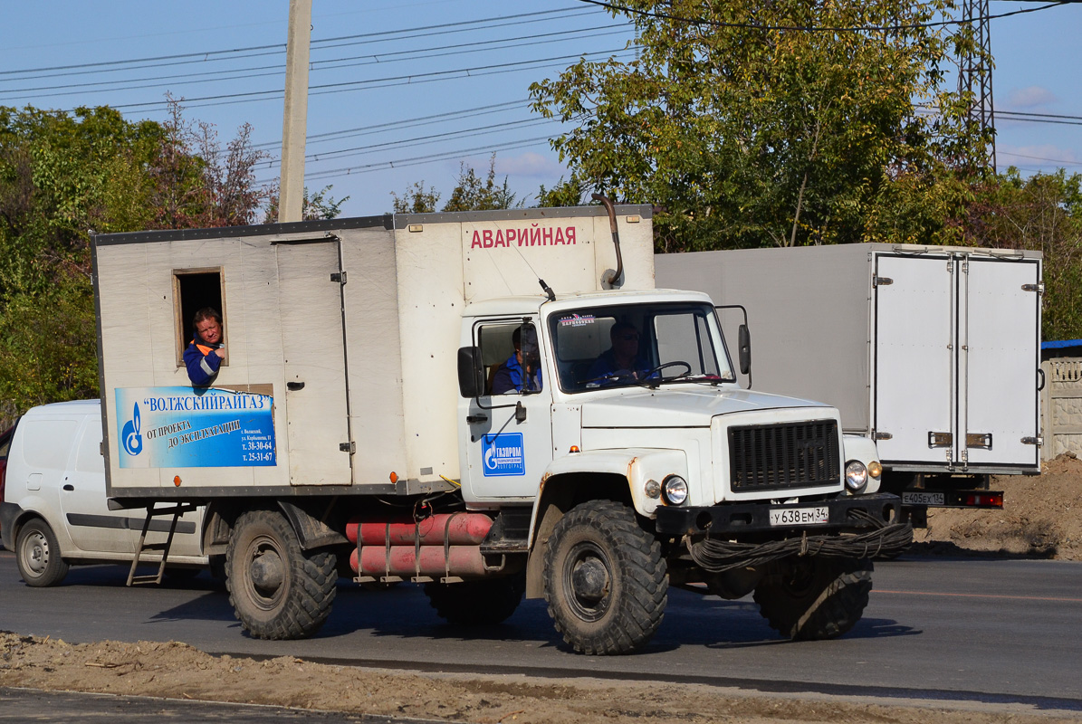 Волгоградская область, № У 638 ЕМ 34 — ГАЗ-3308 «Садко»