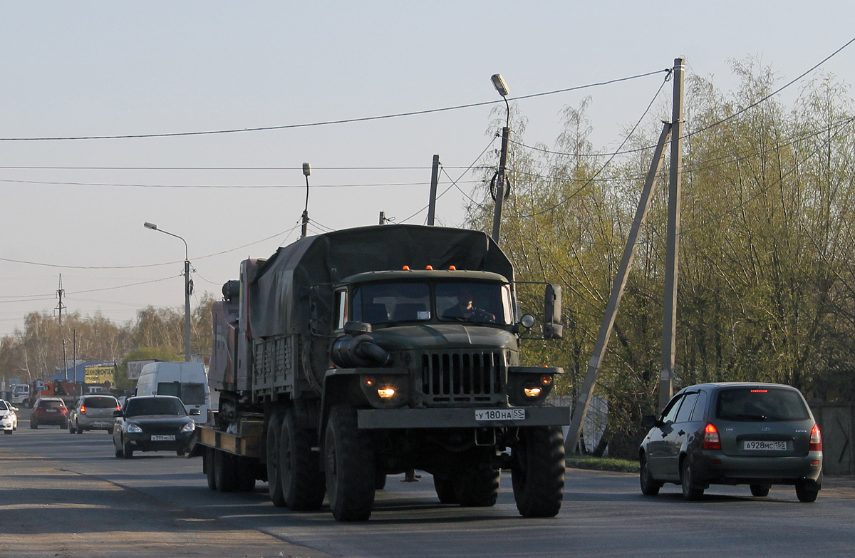 Омская область, № У 180 НА 55 — Урал-4320-01