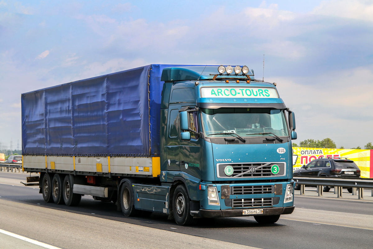 Санкт-Петербург, № В 386 РЕ 98 — Volvo ('2002) FH12.480