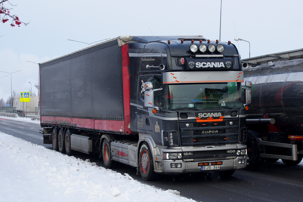 Литва, № EJS 344 — Scania ('1996) R124L