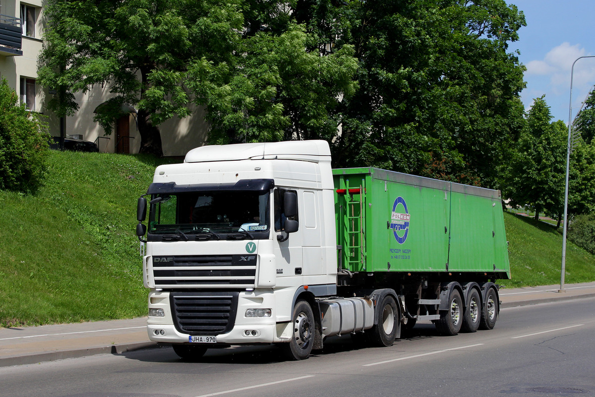 Литва, № JHA 970 — DAF XF105 FT