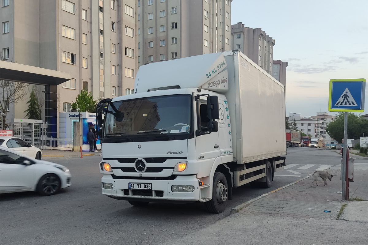 Турция, № 41 YT 035 — Mercedes-Benz Atego 1518