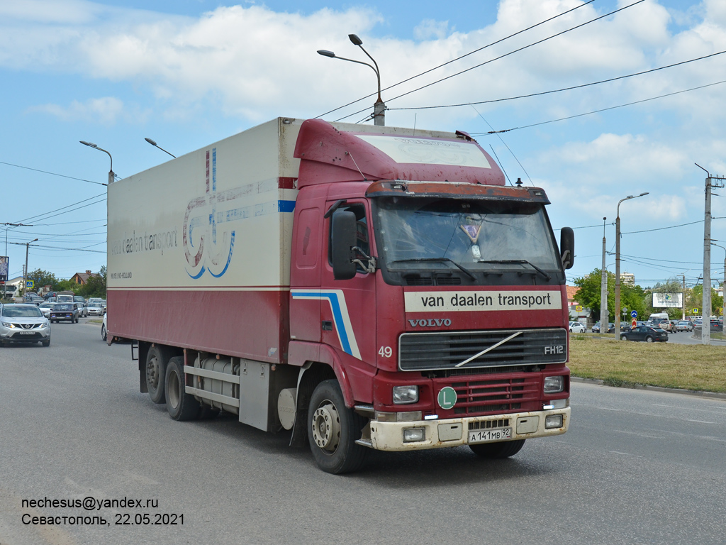 Севастополь, № А 141 МВ 92 — Volvo ('1993) FH12.420