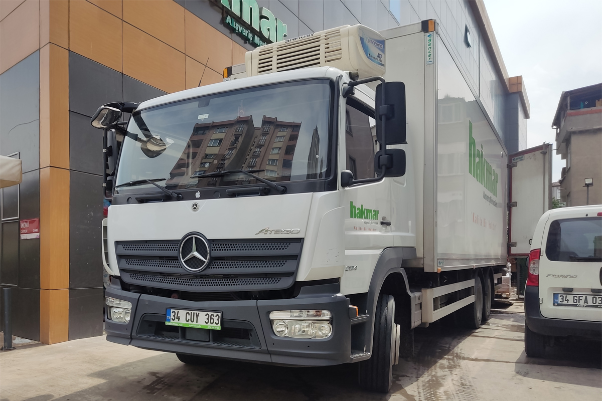 Турция, № 34 CUY 363 — Mercedes-Benz Atego (общ.м)