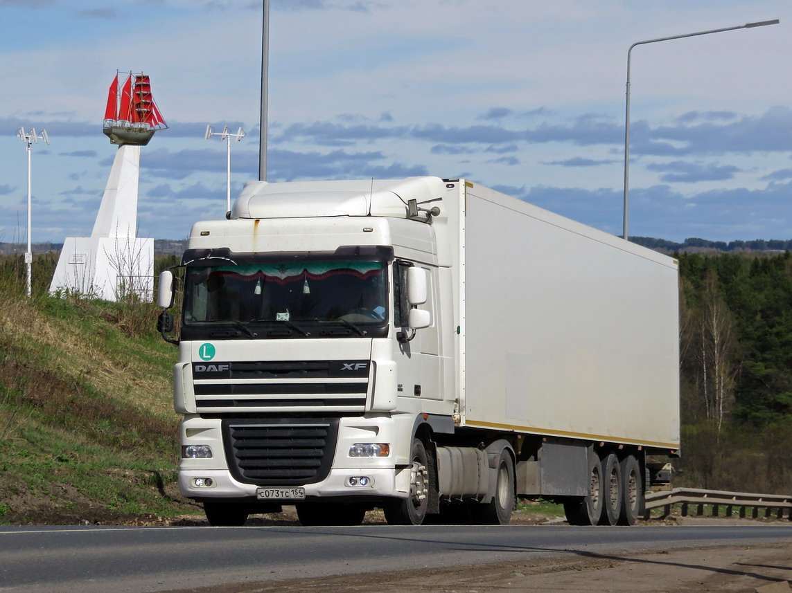 Новосибирская область, № С 073 ТС 154 — DAF XF105 FT