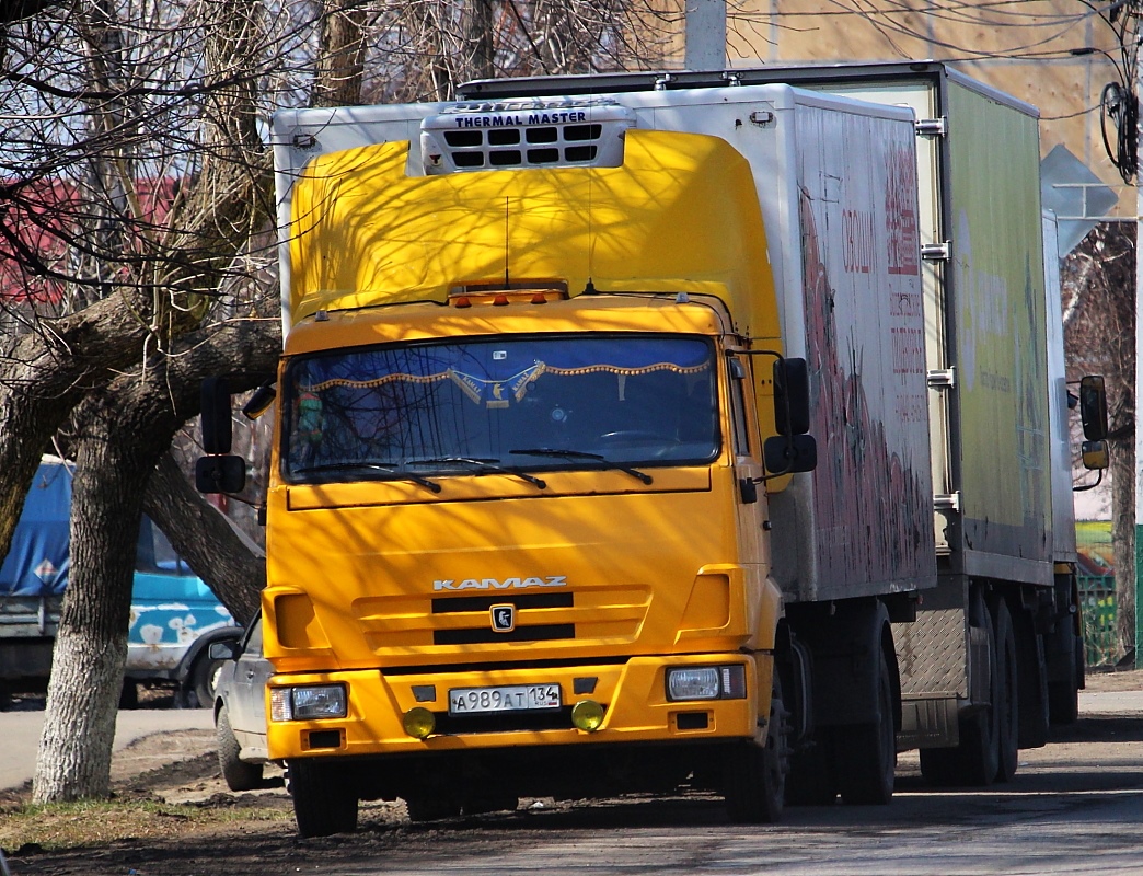 Тамбовская область, № А 989 АТ 134 — КамАЗ-4308-C3