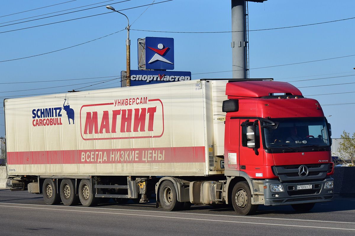 Волгоградская область, № А 100 ЕУ 37 — Mercedes-Benz Actros ('2009) 1841