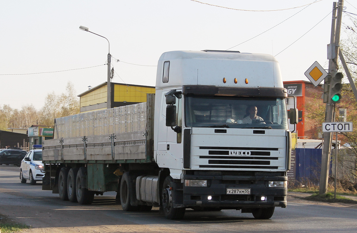 Омская область, № Х 287 КМ 55 — IVECO EuroStar