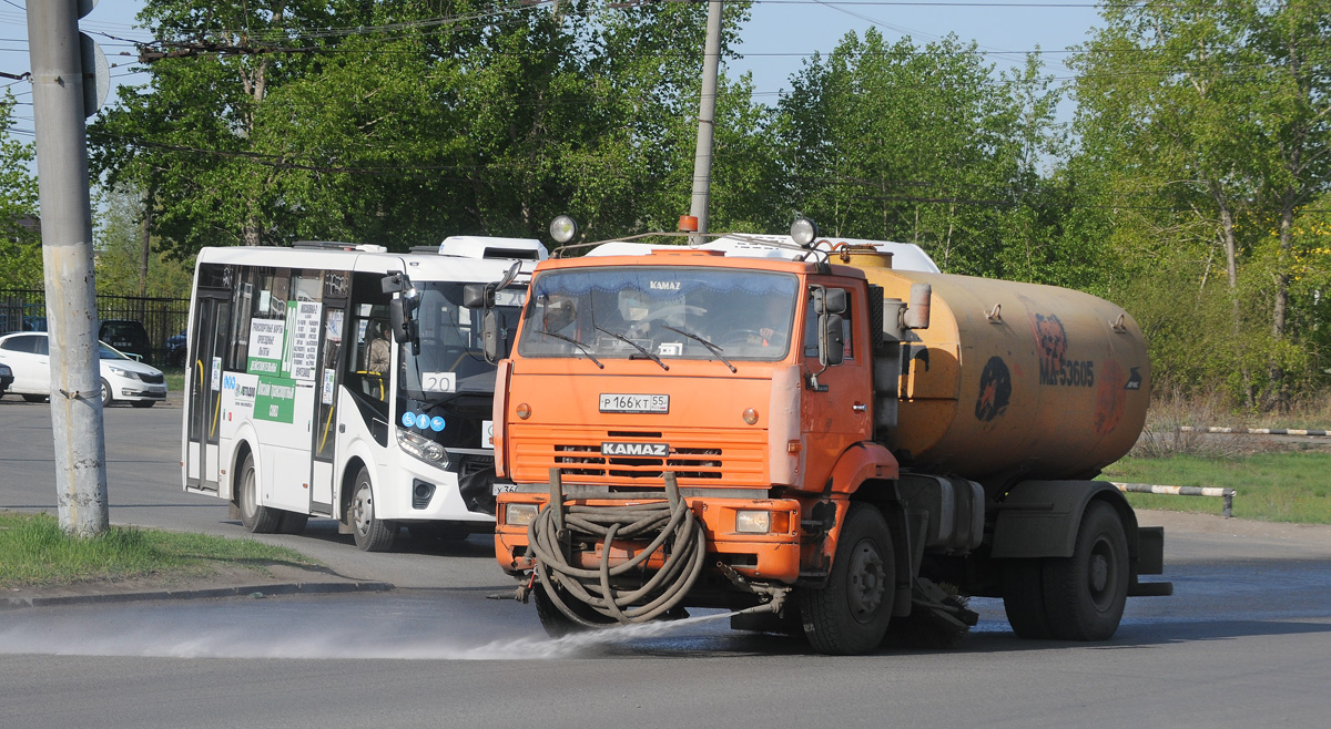 Омская область, № Р 166 КТ 55 — КамАЗ-53605-62