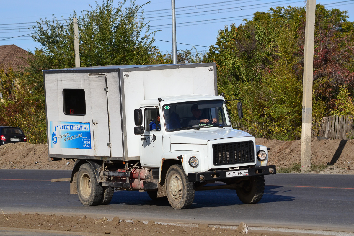 Волгоградская область, № М 174 РМ 34 — ГАЗ-3307