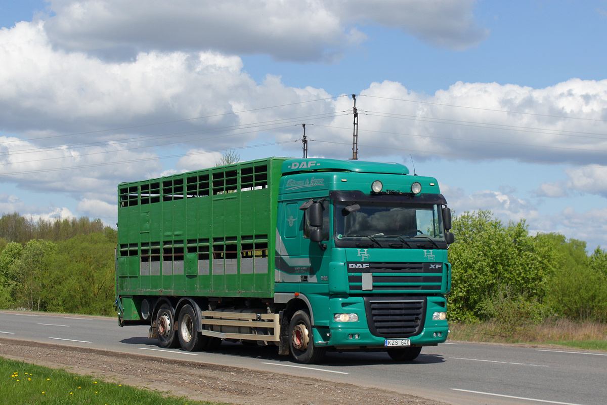 Литва, № KZS 640 — DAF XF105 FAR