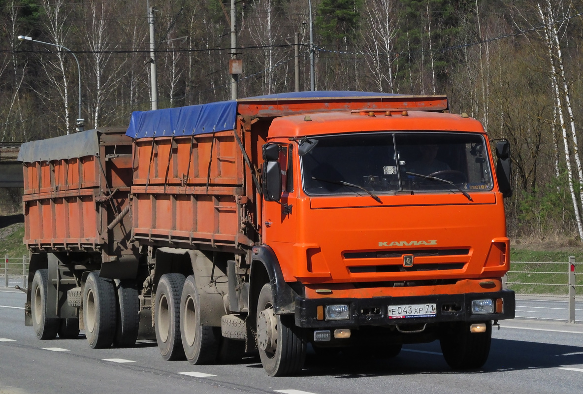 Тульская область, № Е 043 ХР 71 — КамАЗ-53205-15 [53205R]