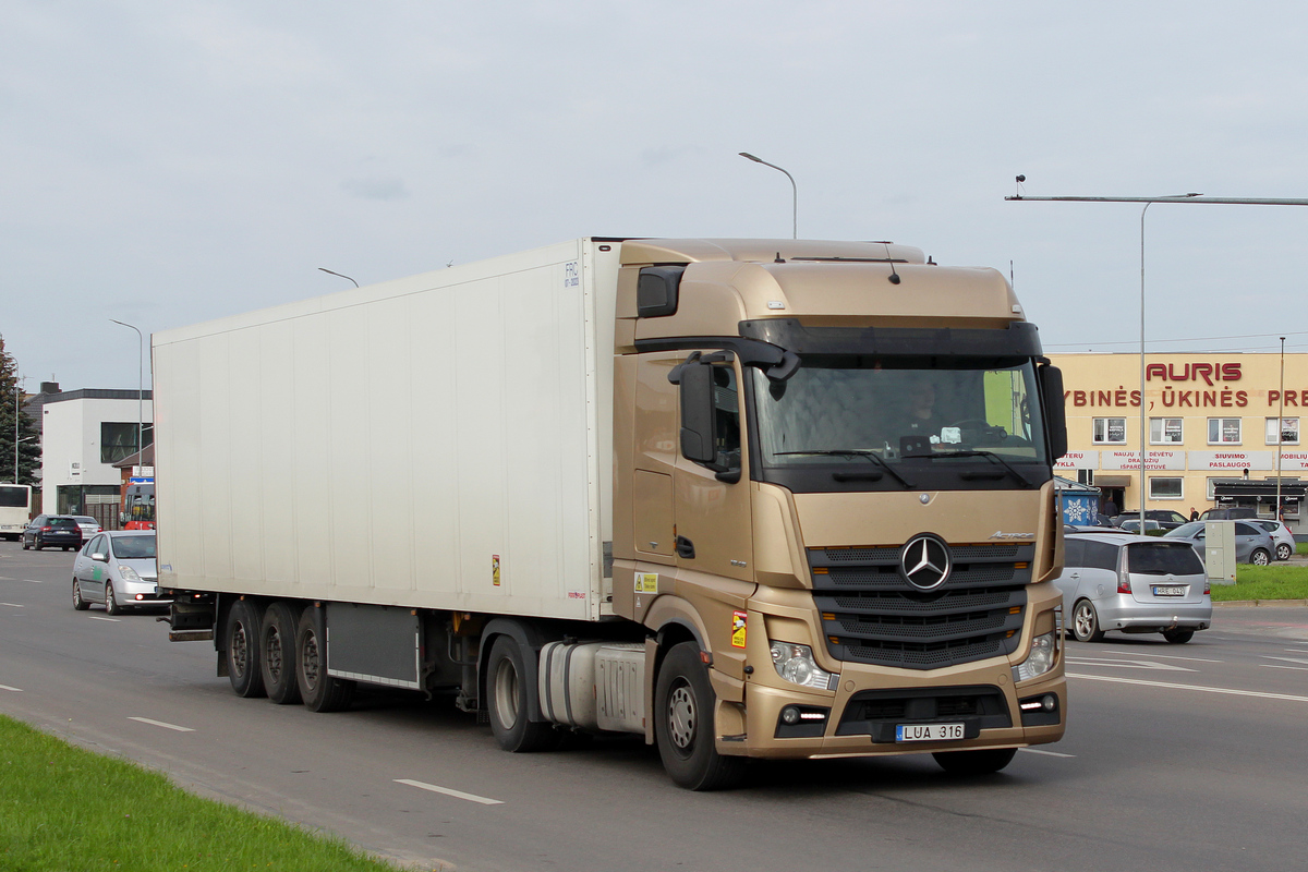 Литва, № LUA 316 — Mercedes-Benz Actros ('2011) 1845