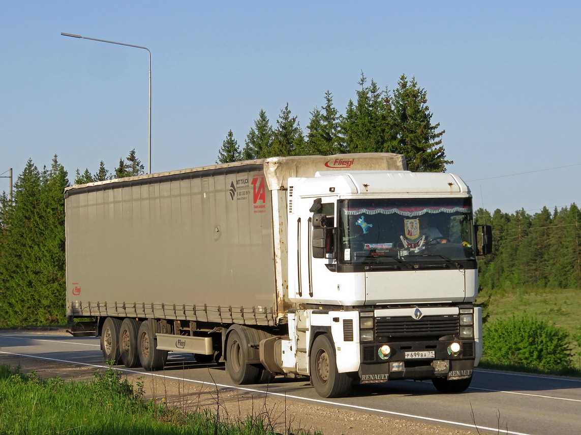 Тульская область, № Р 699 ВА 71 — Renault Magnum Integral ('1997)