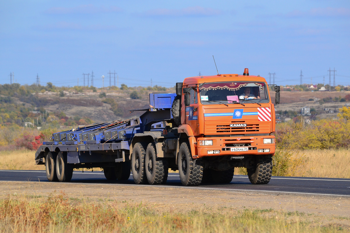 Волгоградская область, № Р 634 МА 34 — КамАЗ-65221 [652210]