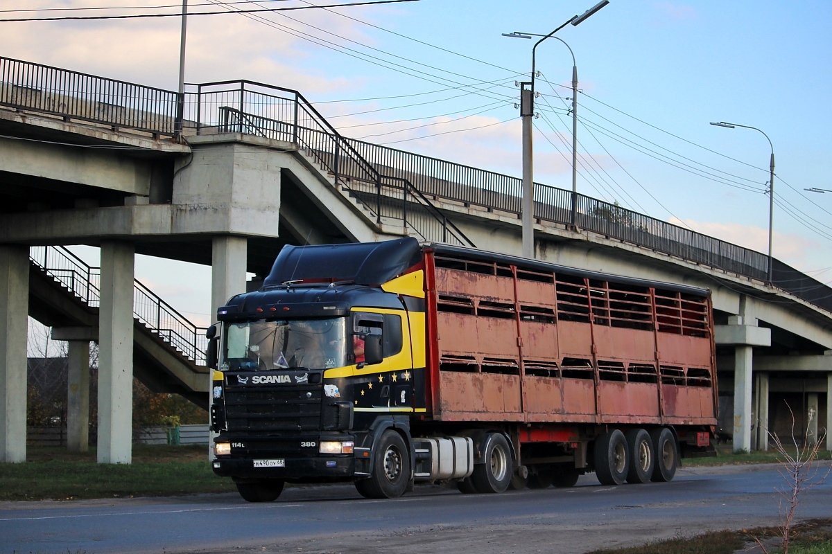 Тамбовская область, № Н 490 ОУ 68 — Scania ('1996) R114L